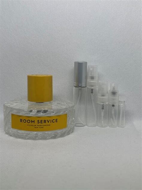 room service perfume sample - vilhelm room service notes.